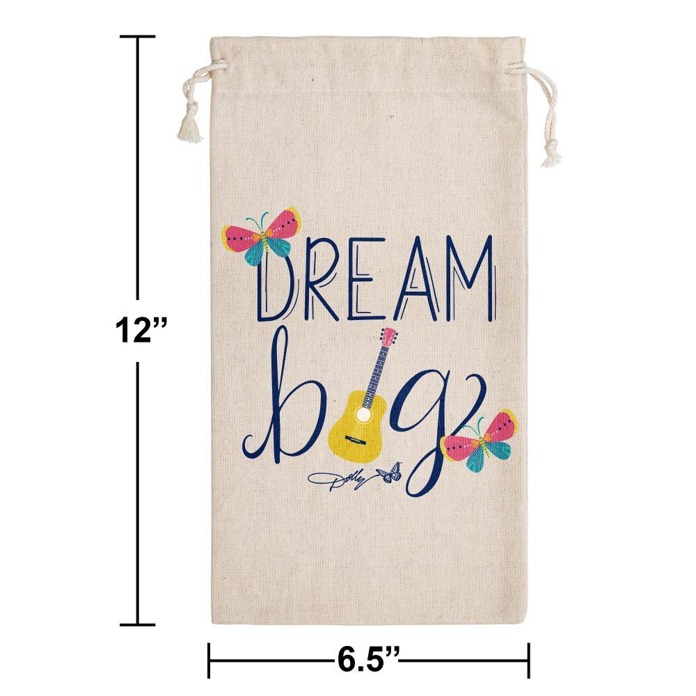 
                  
                    Dolly Parton Canvas "Dream Big" Canvas Wine Gift Bag (1/Pkg) | Amazing Pinatas 
                  
                