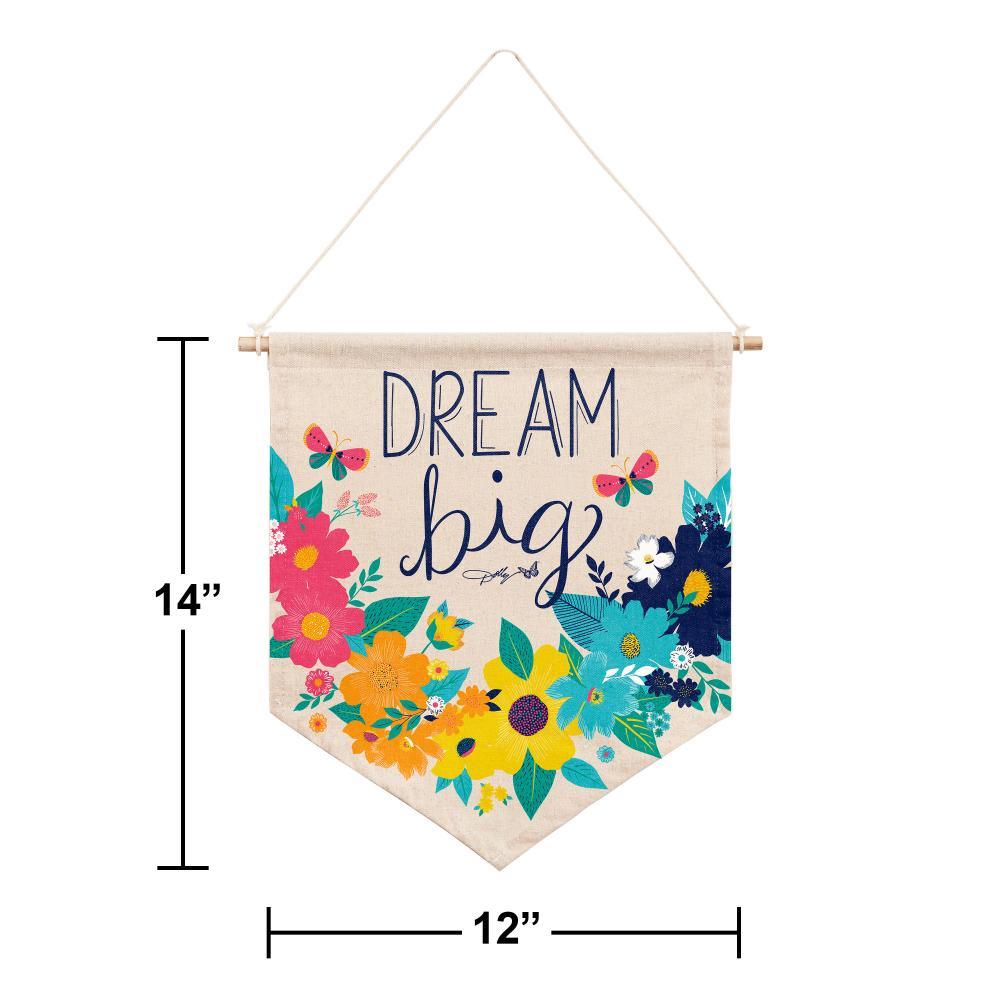 Dolly Parton "Dream Big" Hanging Canvas Sign (1/Pkg) | Amazing Pinatas 