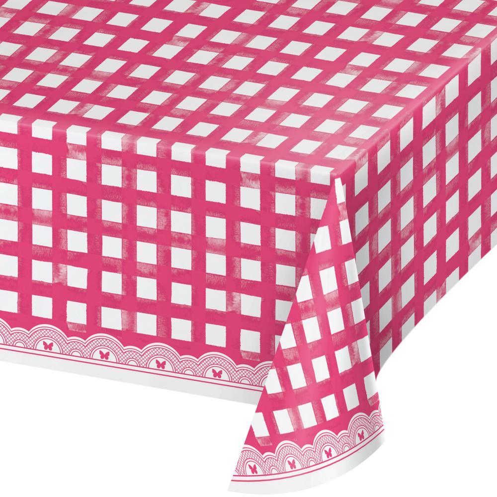 
                  
                    Dolly Parton Pink Gingham Paper Table Cover (1/Pkg) | Amazing Pinatas 
                  
                