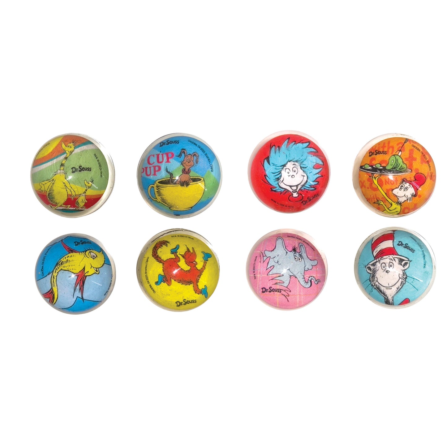 Dr. Seuss™ 32mm High Bounce Balls | Amazing Pinatas 