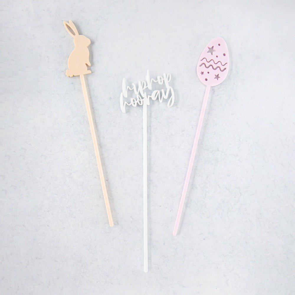 Easter Party Drink Stirrers, Pack of 12 | Amazing Pinatas 