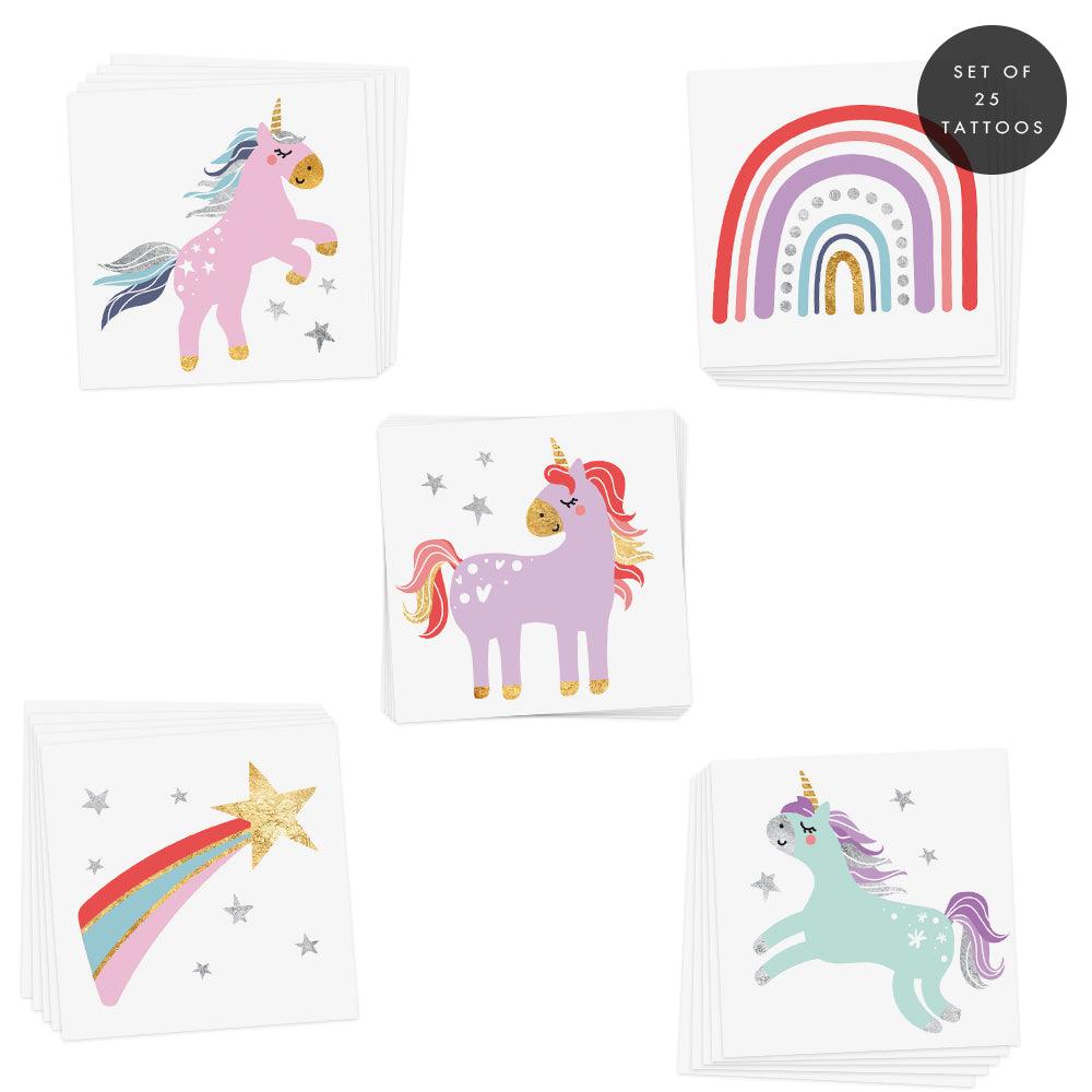
                  
                    Enchanting Unicorn Variety Set Temporary Tattoos | 50 ct | Amazing Pinatas 
                  
                