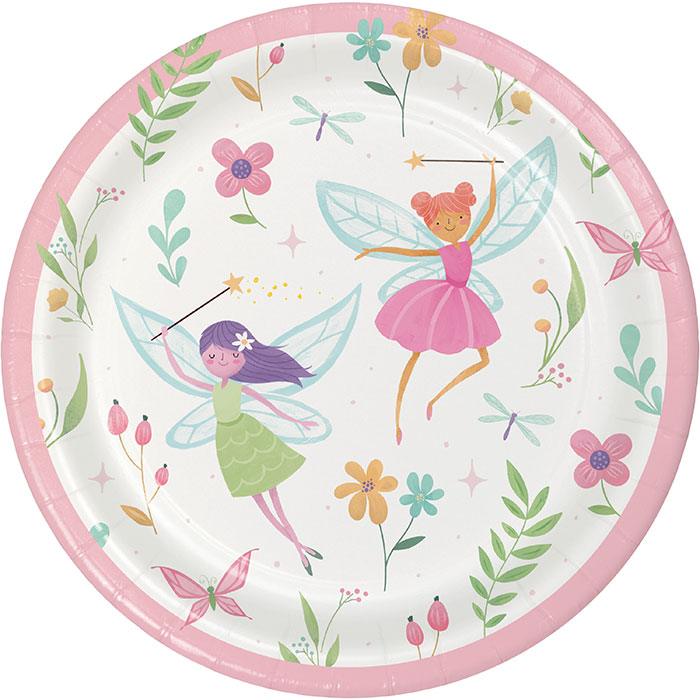 Fairy Forest Dessert Plate 8ct | Amazing Pinatas 