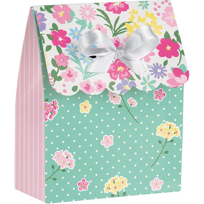 Floral Tea Party Favor Bag W/Ribbon, 6 ct | Amazing Pinatas 