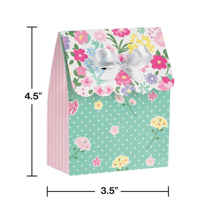 Floral Tea Party Favor Bag W/Ribbon, 6 ct | Amazing Pinatas 