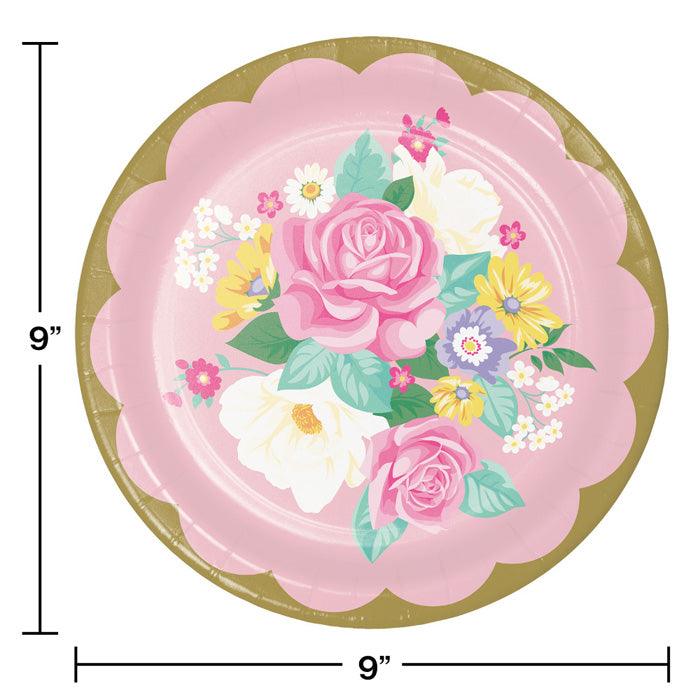 
                  
                    Floral Tea Party Paper Plates, 8 ct | Amazing Pinatas 
                  
                