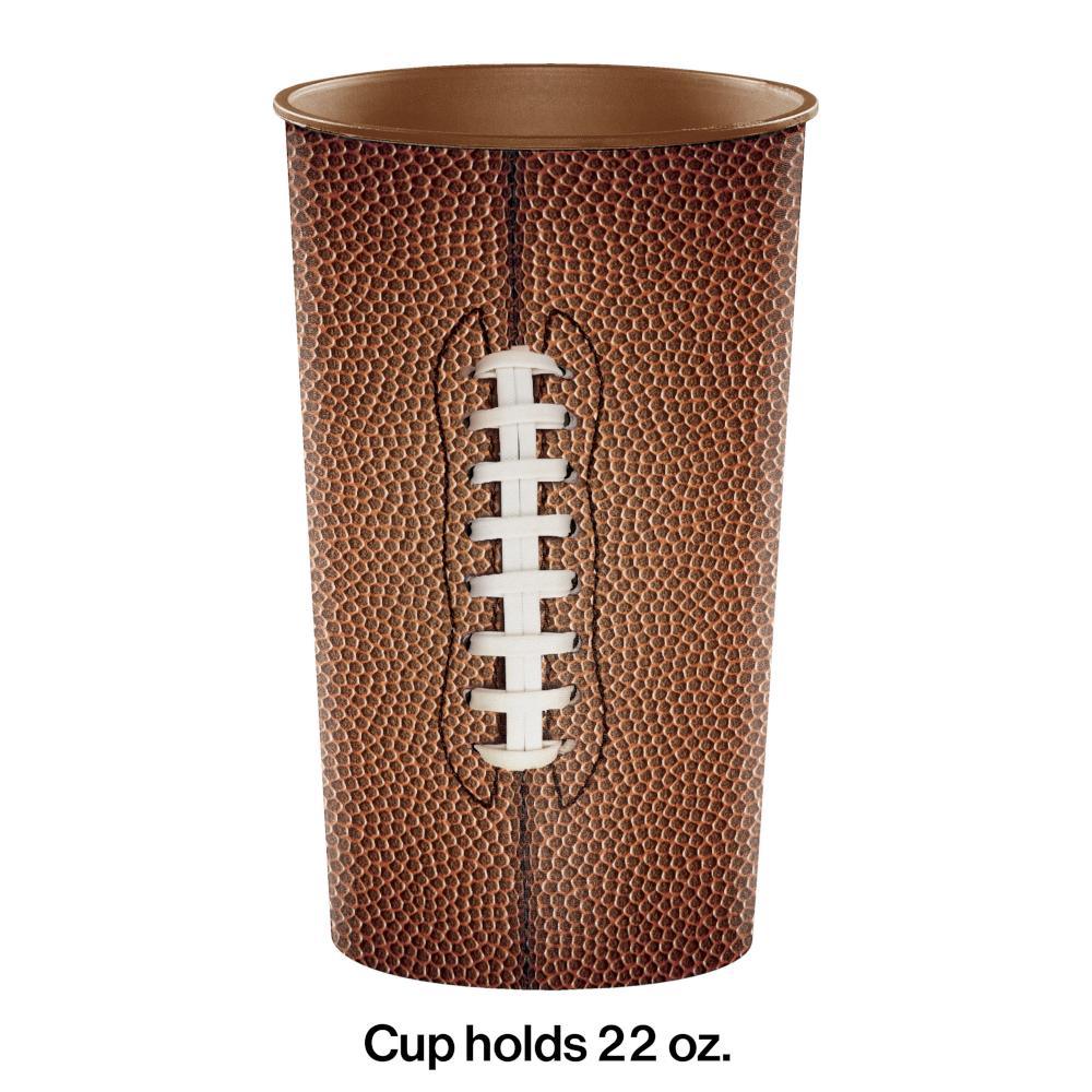 Football 22 Oz Plastic Cup | Amazing Pinatas 