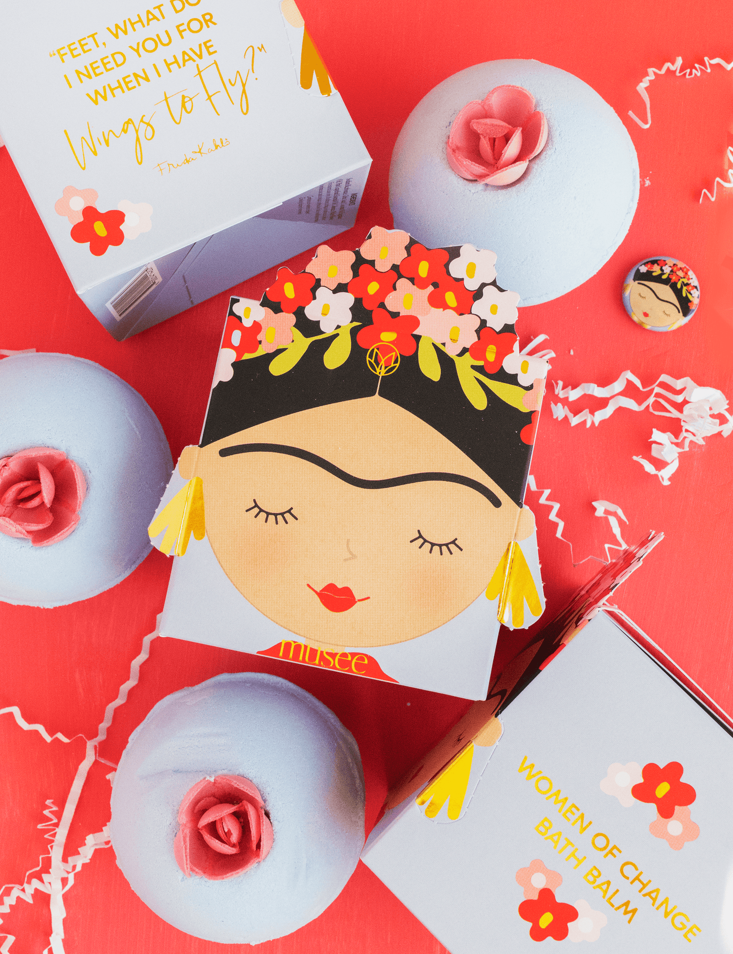 Frida Kahlo Women of Change Bath Balm | Amazing Pinatas 