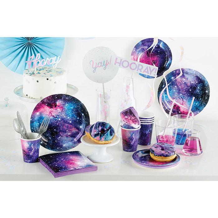 Galaxy Party Paper Plates, 8 ct | Amazing Pinatas 