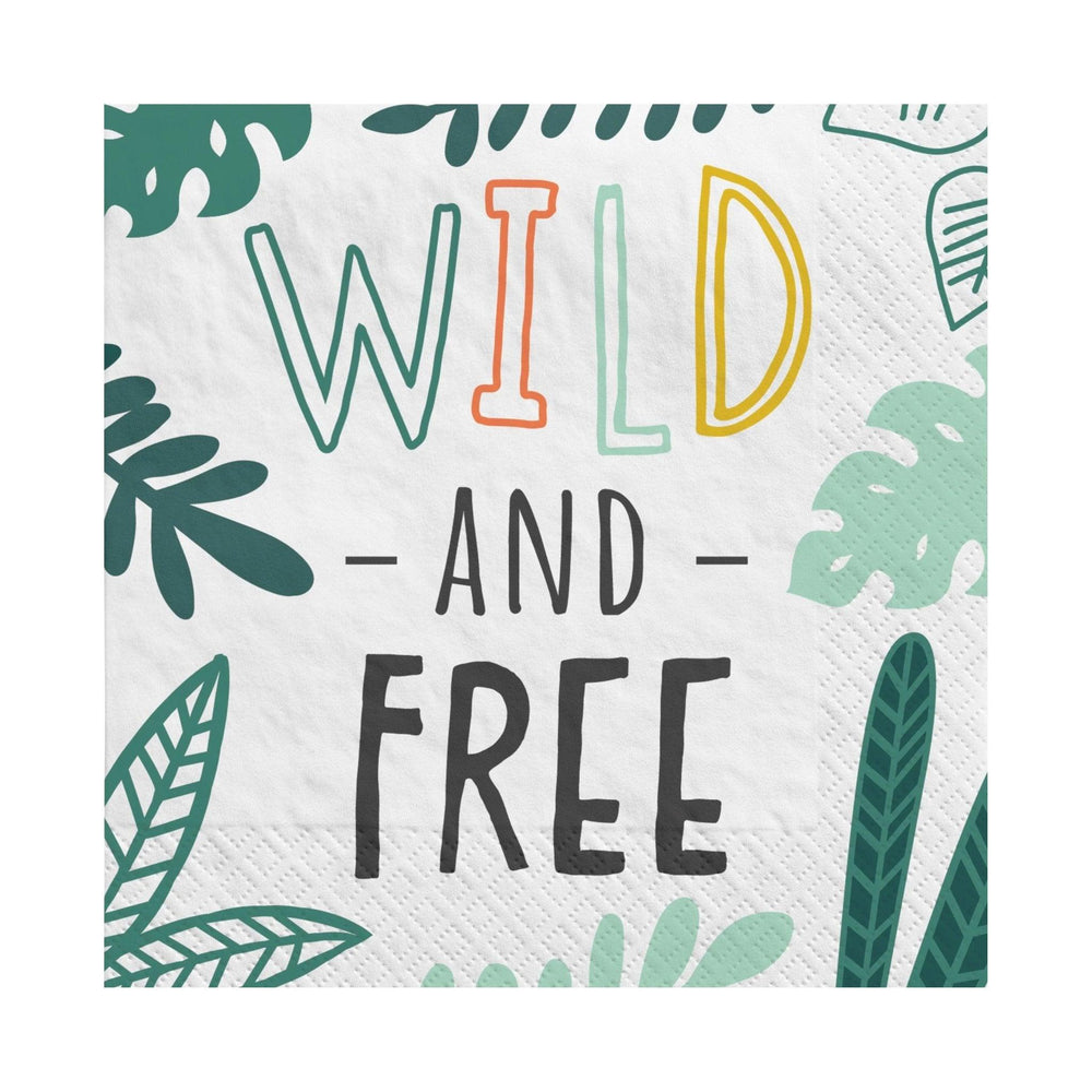 Get Wild Safari Birthday Party Beverage Napkins | Amazing Pinatas