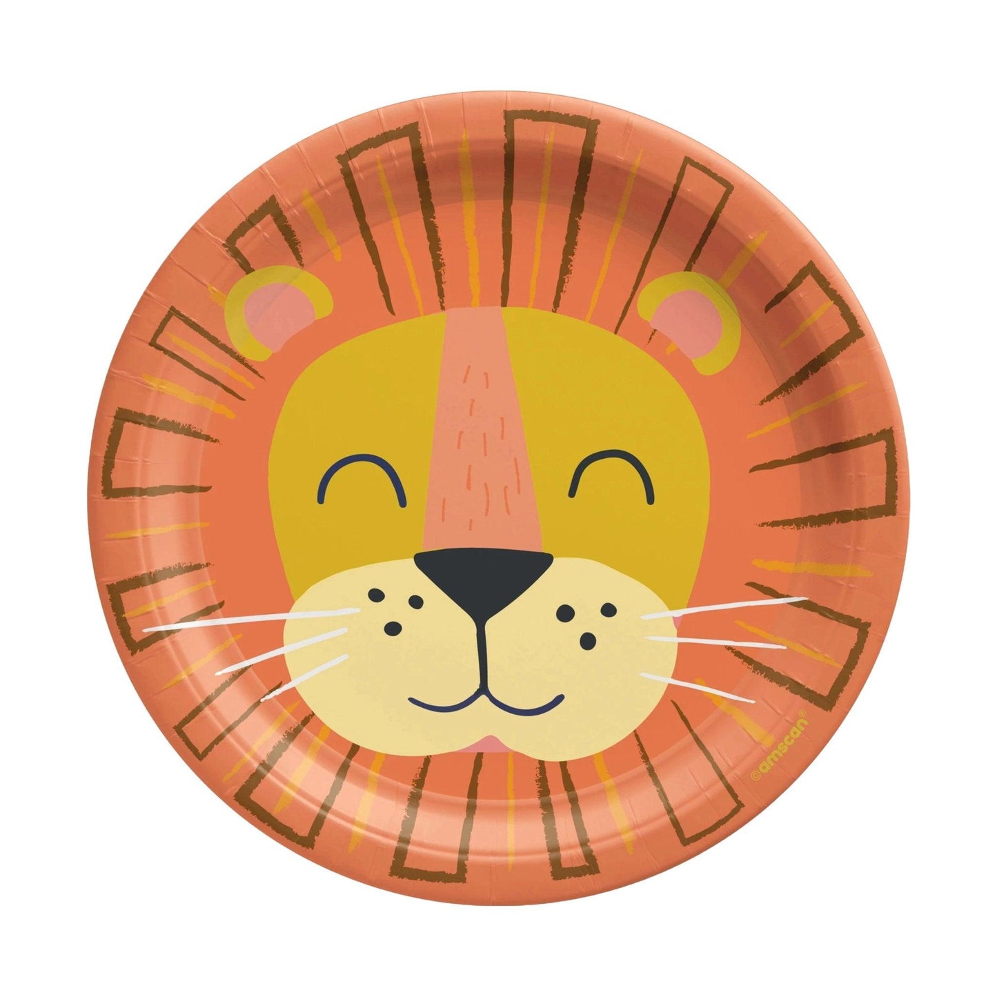 Get Wild Safari Birthday Party Dessert Plates, Pack of 8 | Amazing Pinatas