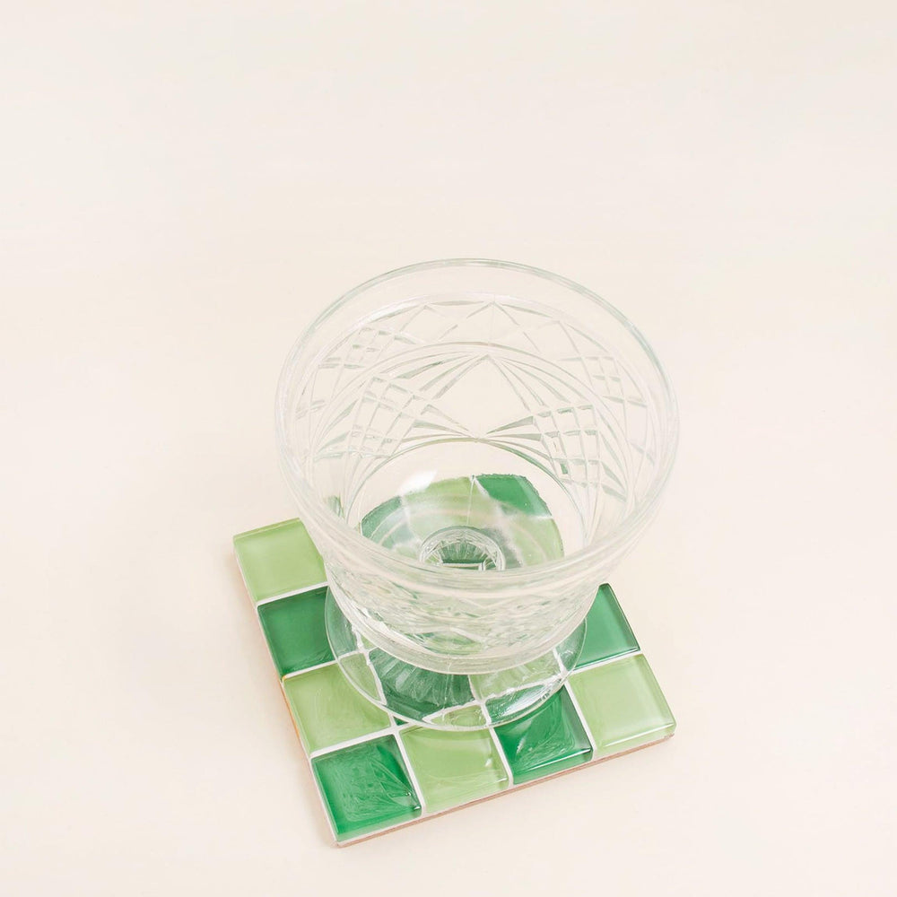 
                  
                    GLASS TILE COASTER - Green Apple | Amazing Pinatas 
                  
                