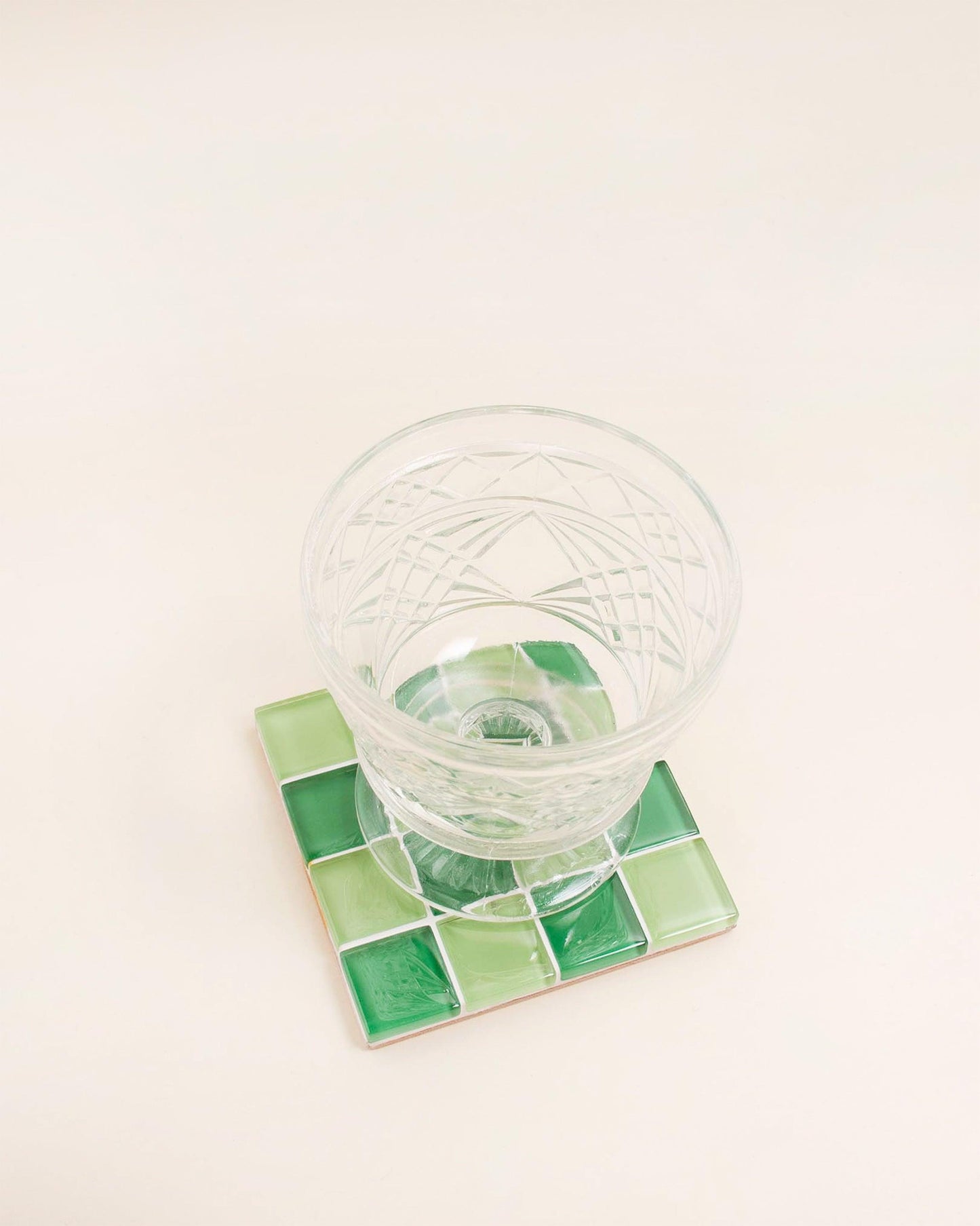 GLASS TILE COASTER - Green Apple | Amazing Pinatas 