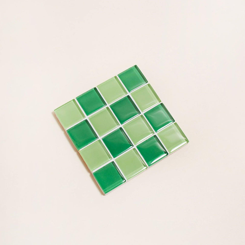 
                  
                    GLASS TILE COASTER - Green Apple | Amazing Pinatas 
                  
                