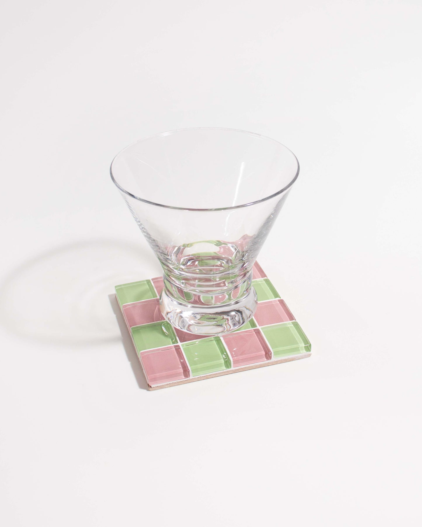 GLASS TILE COASTER - Pink Guava | Amazing Pinatas 