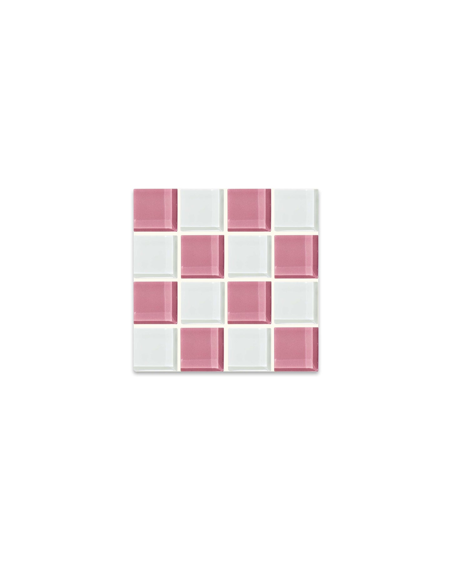 GLASS TILE COASTER - Pink Himalayan Milk Chocolate | Amazing Pinatas 