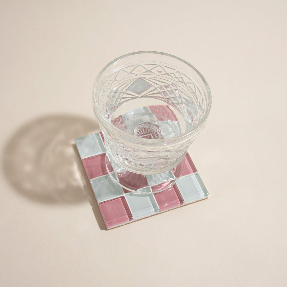 
                  
                    GLASS TILE COASTER - Pink Himalayan Milk Chocolate | Amazing Pinatas 
                  
                