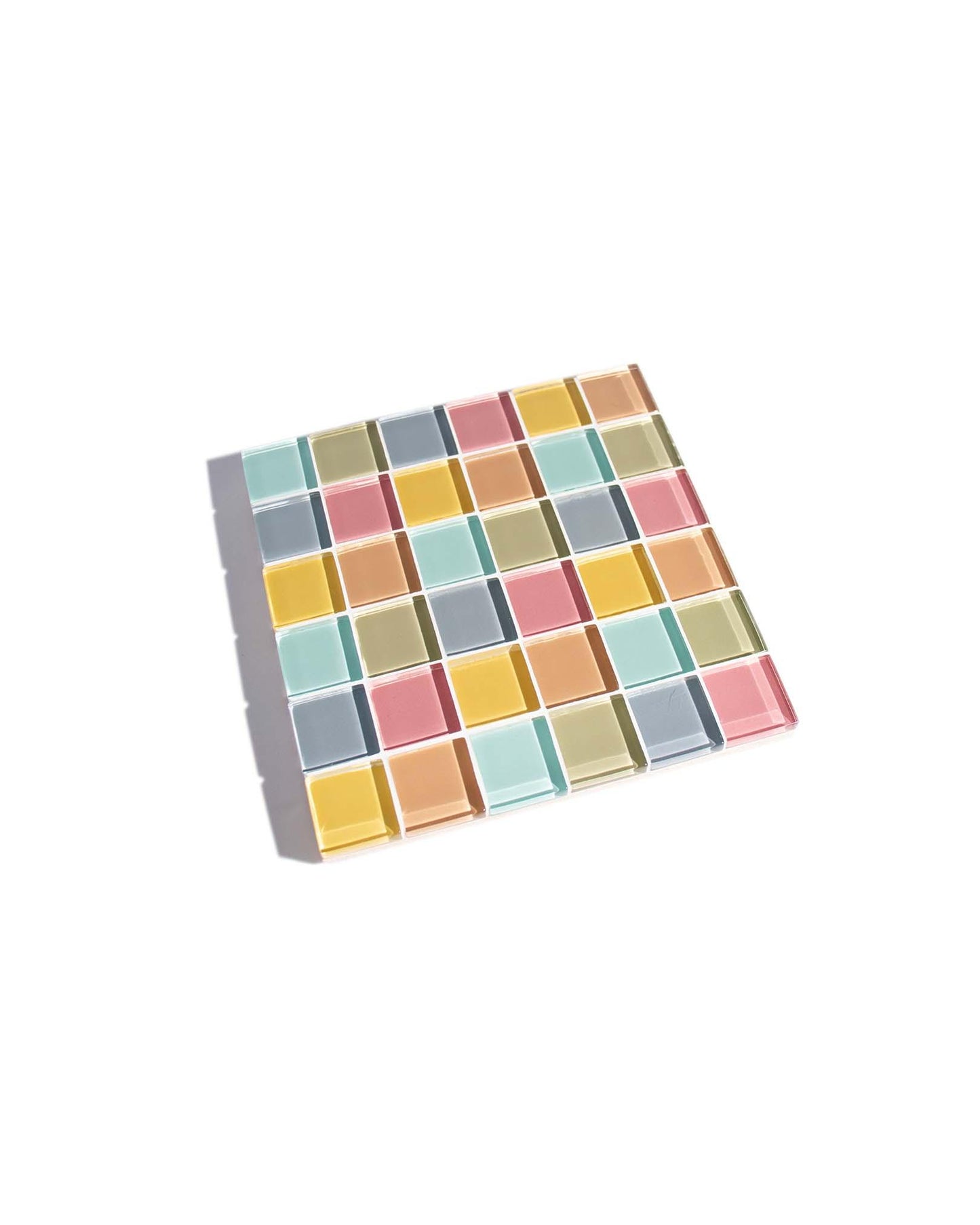 GLASS TILE DECORATIVE TRAY - Pastel Sprinkles | Amazing Pinatas 