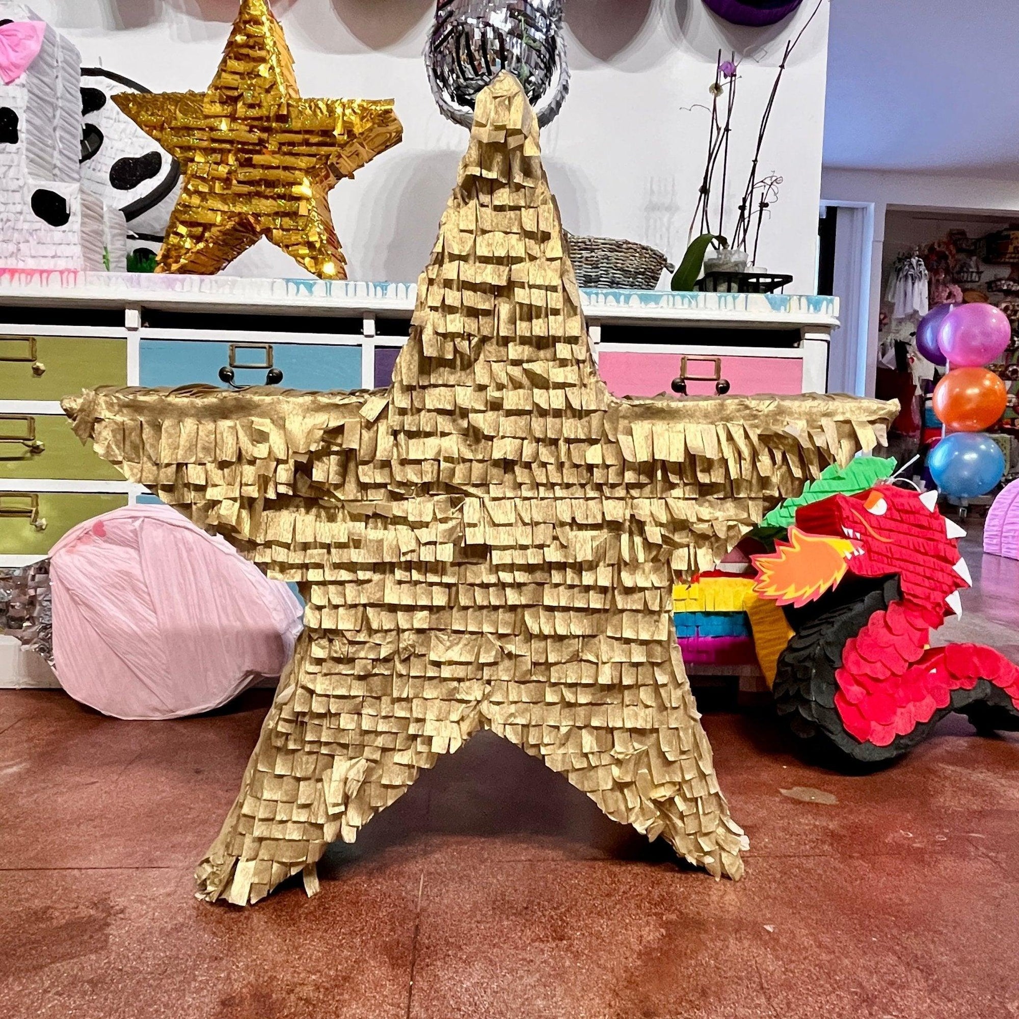 Gold Star Pinata - Local Pickup Only | Amazing Pinatas