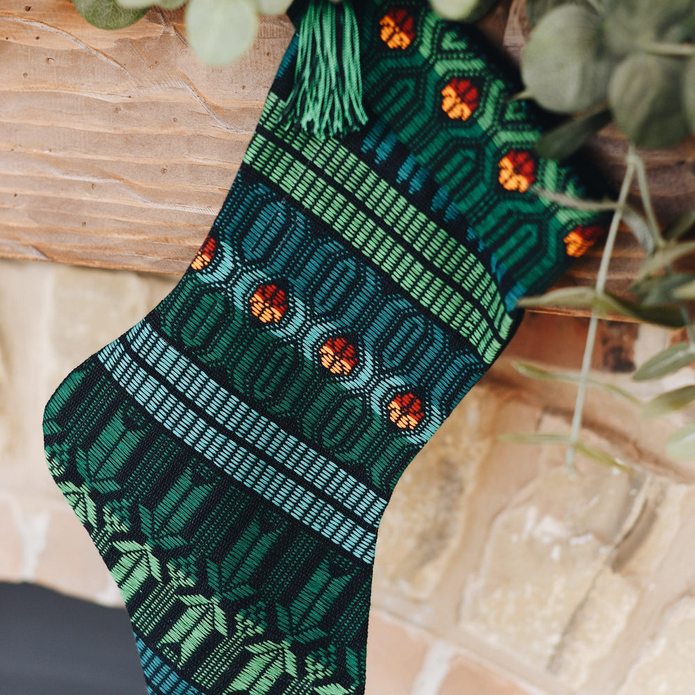 
                  
                    Guatemalan Brocade Christmas Stocking | Amazing Pinatas 
                  
                