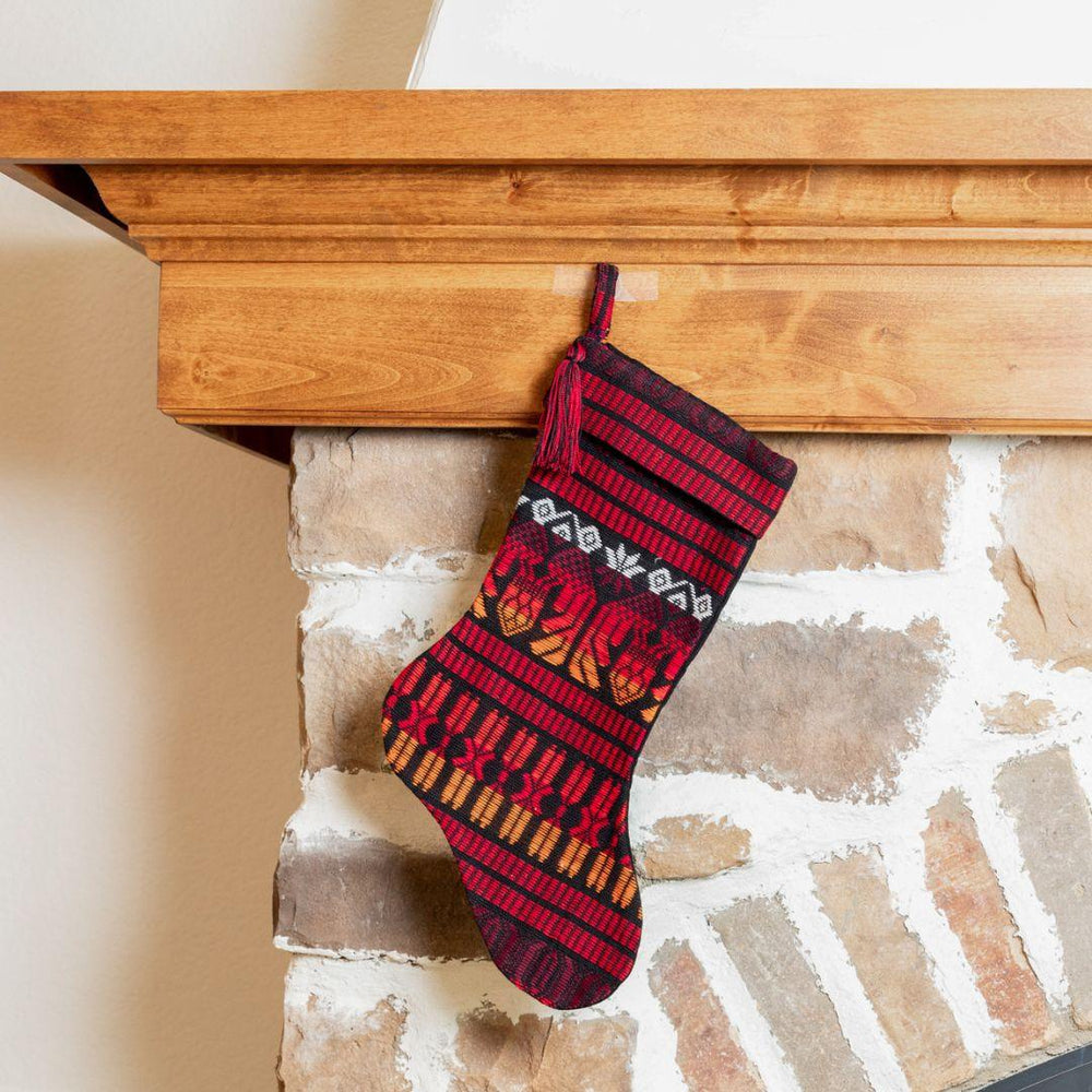 
                  
                    Guatemalan Brocade Christmas Stocking | Amazing Pinatas 
                  
                