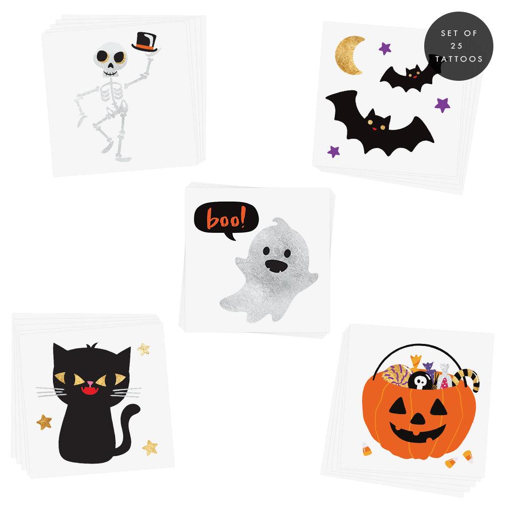 
                  
                    Halloween 'Cute N Spooky' Variety Set Temporary Tattoos | 25 ct | Amazing Pinatas 
                  
                