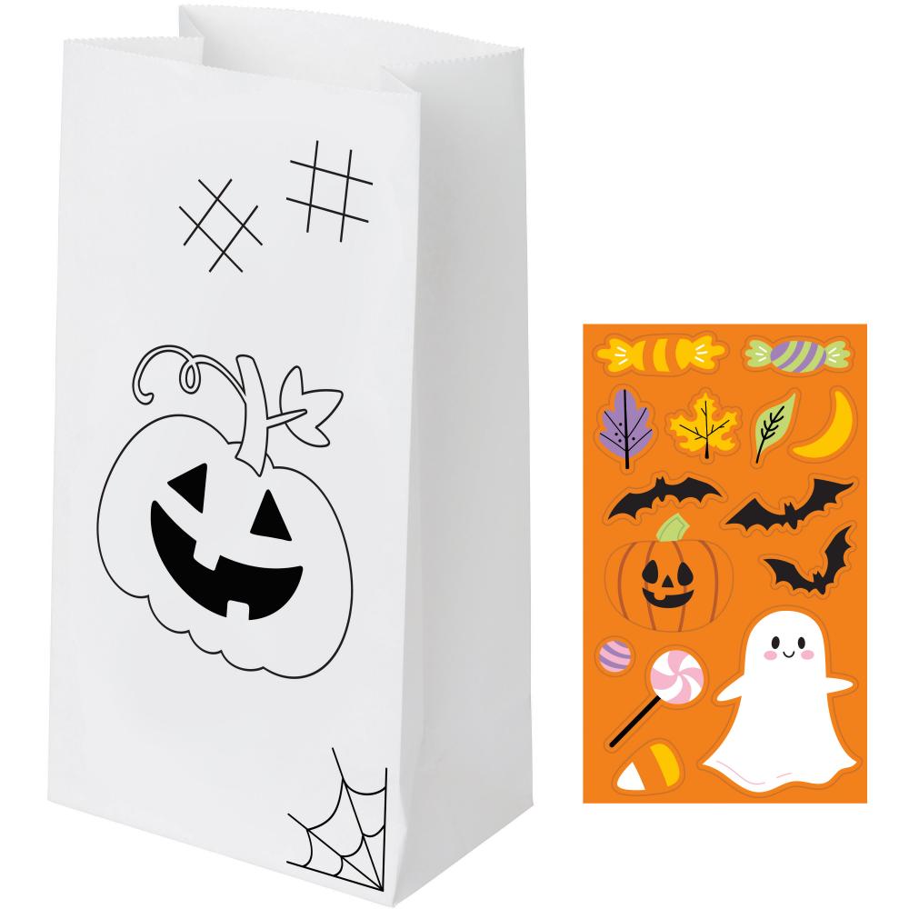 Halloween Paper Treat Bag (8 per Pkg) | Amazing Pinatas 