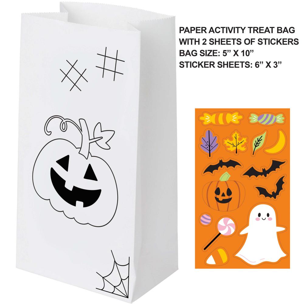 Halloween Paper Treat Bag (8 per Pkg) | Amazing Pinatas 