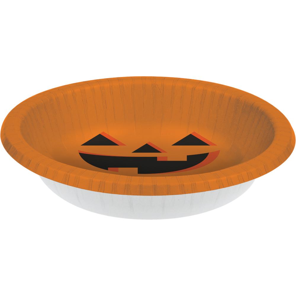 Halloween Pumpkin 20 Oz. Paper Bowl, 8 ct | Amazing Pinatas 