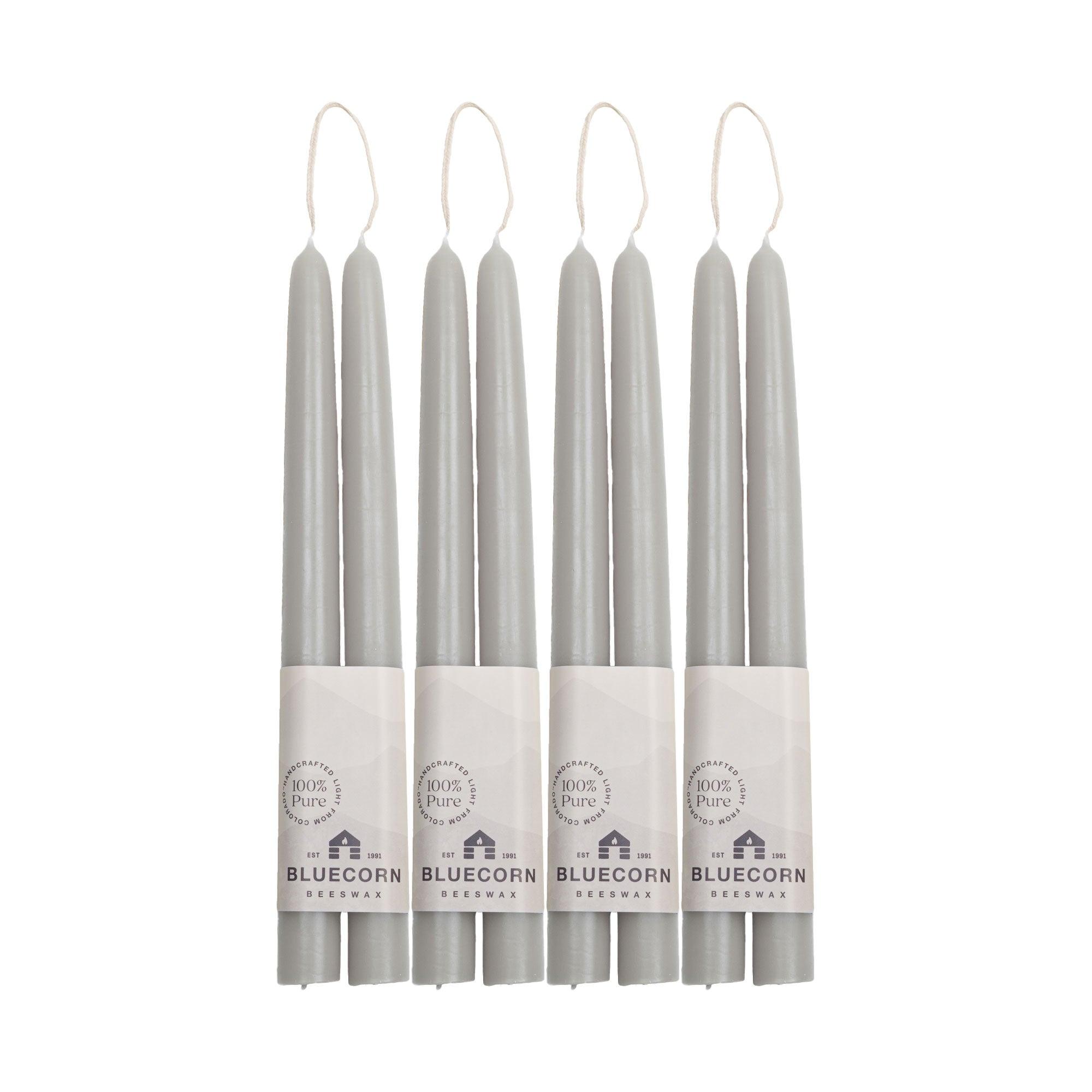 Hand-Dipped Beeswax Taper Candles - Bulk 4-Pair Bundle | Amazing Pinatas 