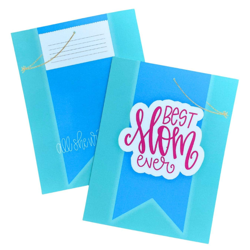 Handmade Note Card | Best Mom Ever | Amazing Pinatas 