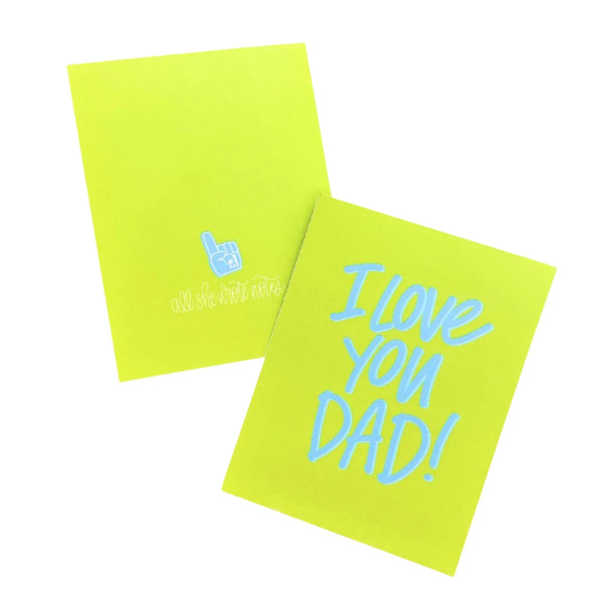 Handmade Note Card | I Love You Dad | Amazing Pinatas 