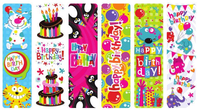 Happy Birthday Bookmarks | Amazing Pinatas 