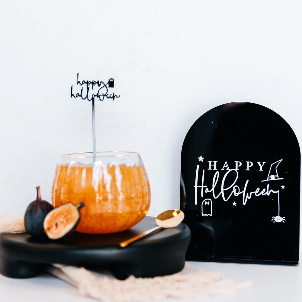 
                  
                    Happy Halloween Acrylic Sign | Amazing Pinatas 
                  
                