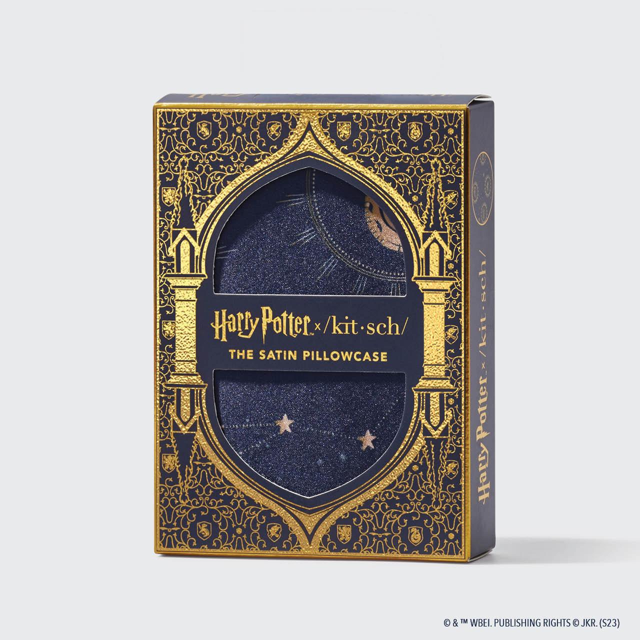 Harry Potter x Kitsch Satin Pillowcase - Midnight at Hogwarts | Amazing Pinatas 
