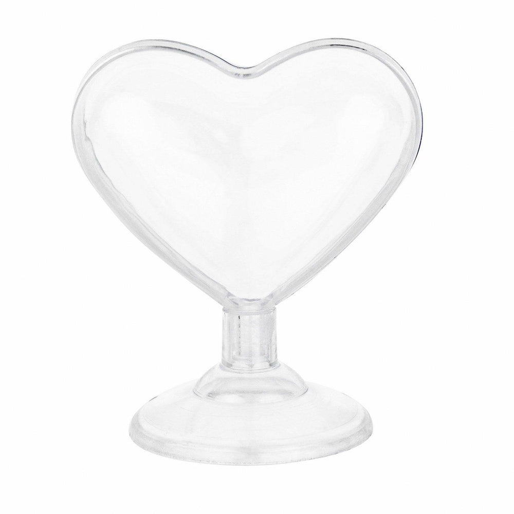 Heart Shaped Acrylic Candy Boxes 24 Pack 3.07"X3.03"X1.76" | Amazing Pinatas 