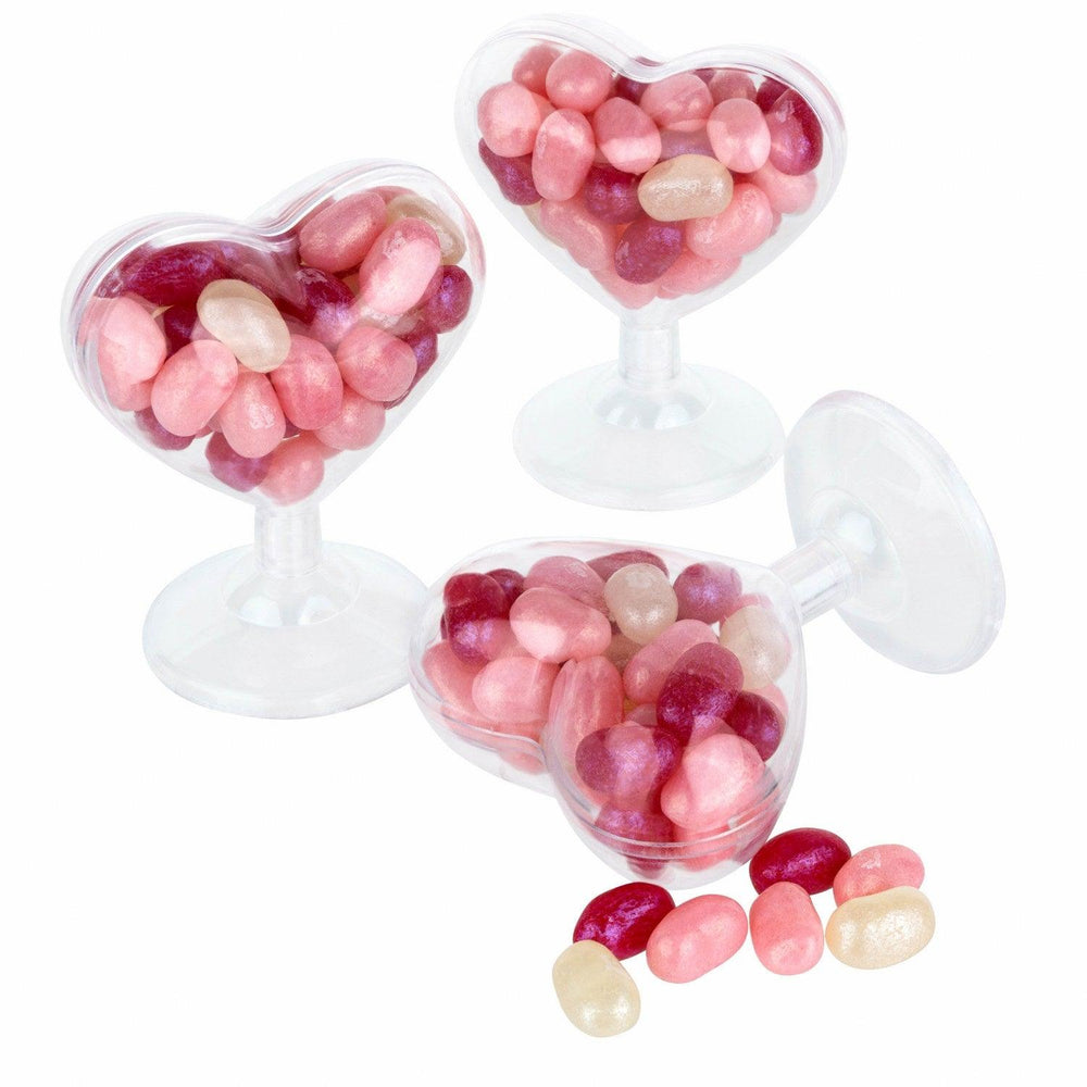 Heart Shaped Acrylic Candy Boxes 24 Pack 3.07"X3.03"X1.76" | Amazing Pinatas 