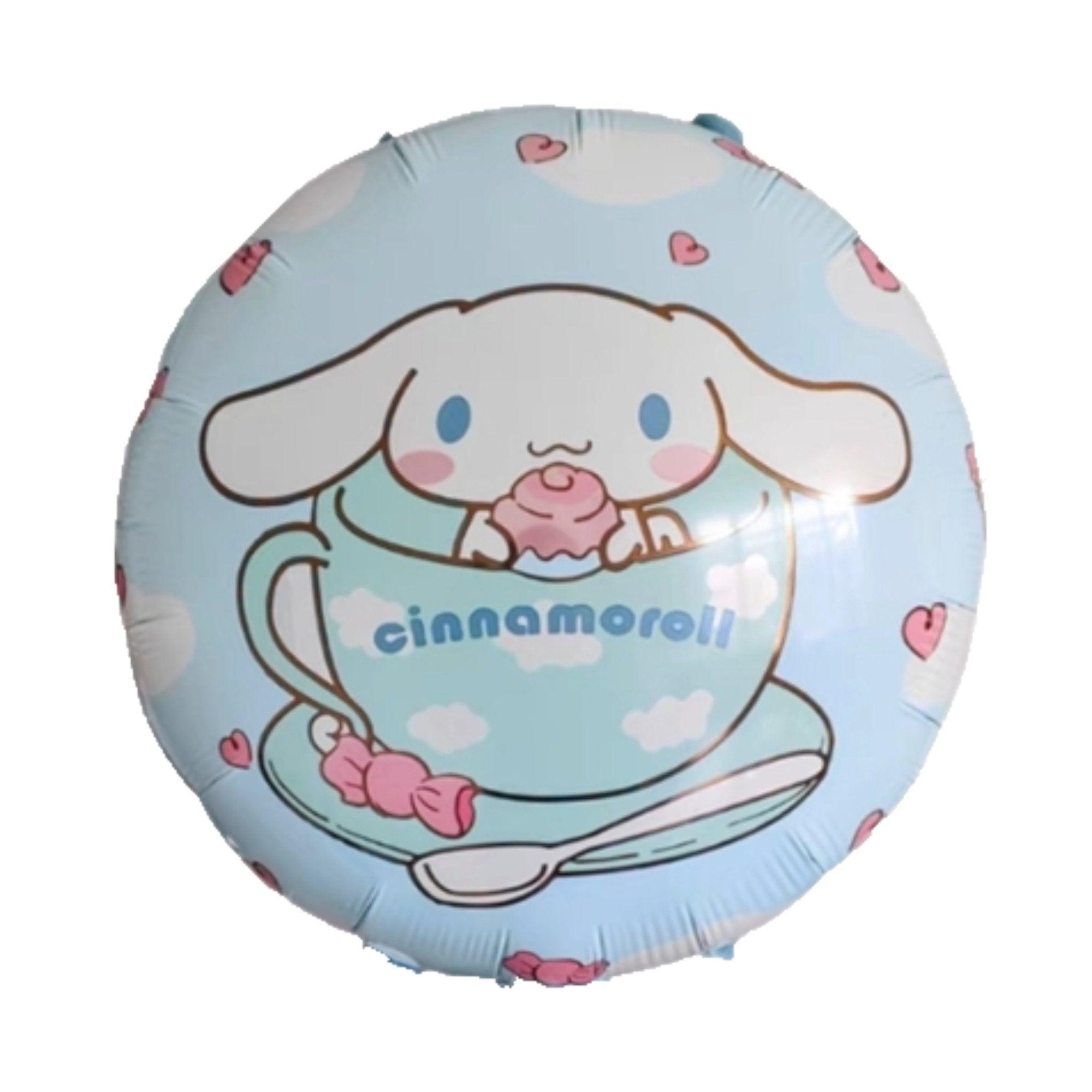 Hello Kitty Cinnamoroll Teacup Foil Mylar 18" Round Balloon | Amazing Pinatas