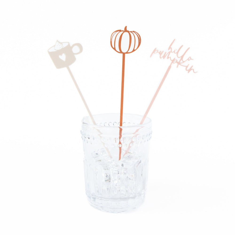 
                  
                    Hello Pumpkin Drink Stirrers | Amazing Pinatas 
                  
                