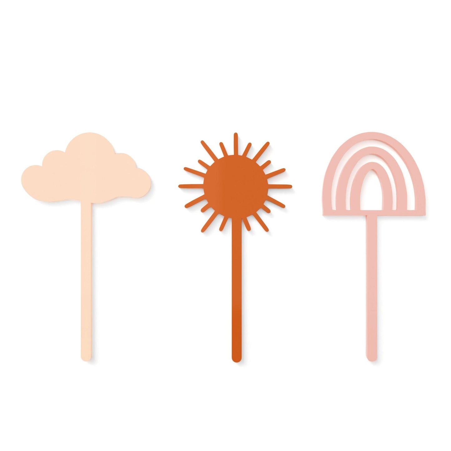 Here Comes the Sun Acrylic Cupcake Toppers, Pack of 12 | Amazing Pinatas 