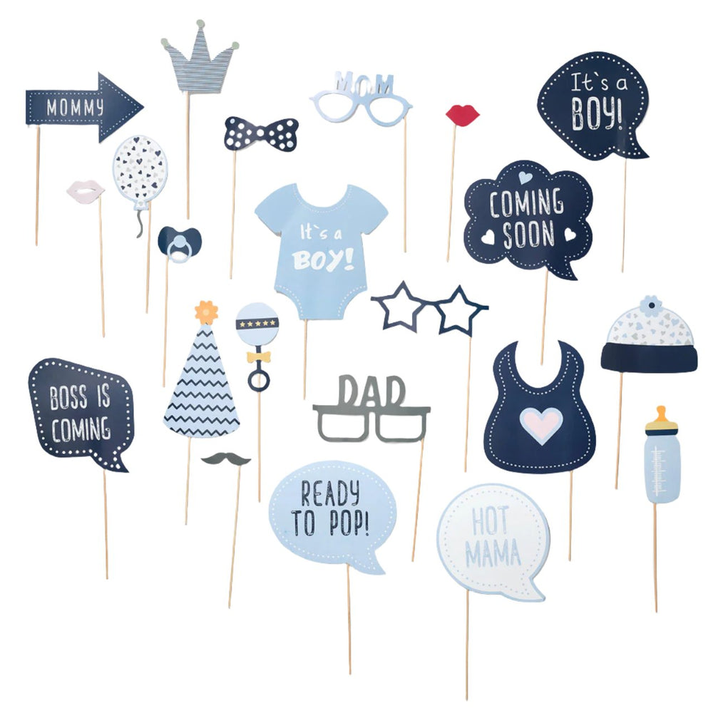 
                  
                    Hooray Baby Blue Photo Props | Amazing Pinatas 
                  
                