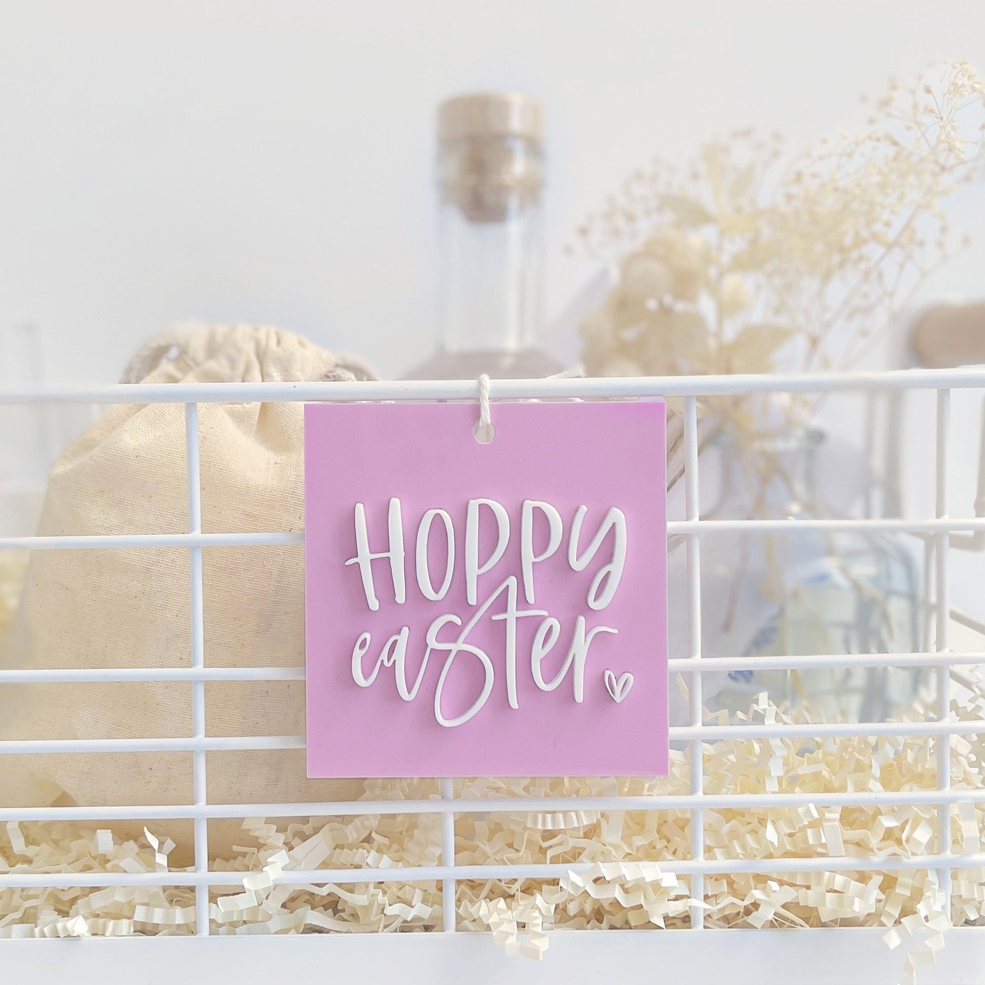 Hoppy Easter Gift Basket Tag | Amazing Pinatas 