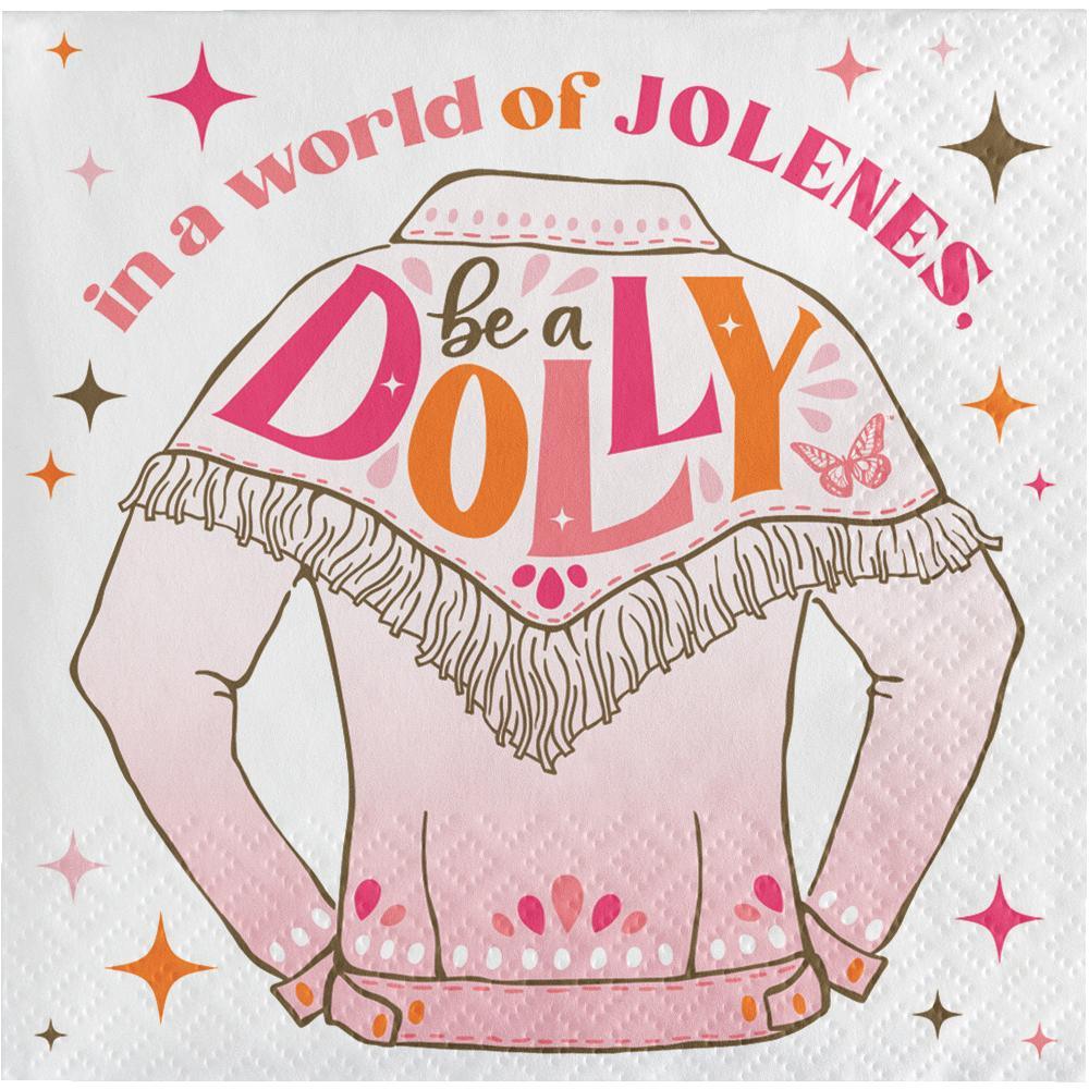 
                  
                    I Beg Your Parton Beverage Napkin, Be a Dolly Jacket (16 per Pkg) | Amazing Pinatas 
                  
                