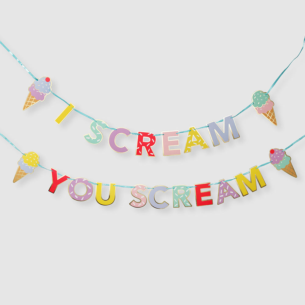 
                  
                    I Scream You Scream Banner | Amazing Pinatas 
                  
                