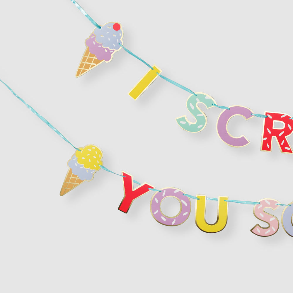 
                  
                    I Scream You Scream Banner | Amazing Pinatas 
                  
                