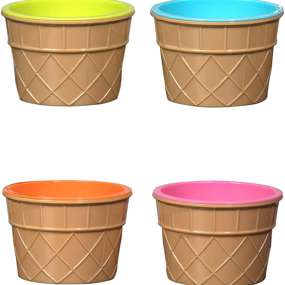 
                  
                    Ice Cream Bowls And Spoons - 2 Orange 2 Pink 2 Light Green 2 Sky Blue | Amazing Pinatas 
                  
                