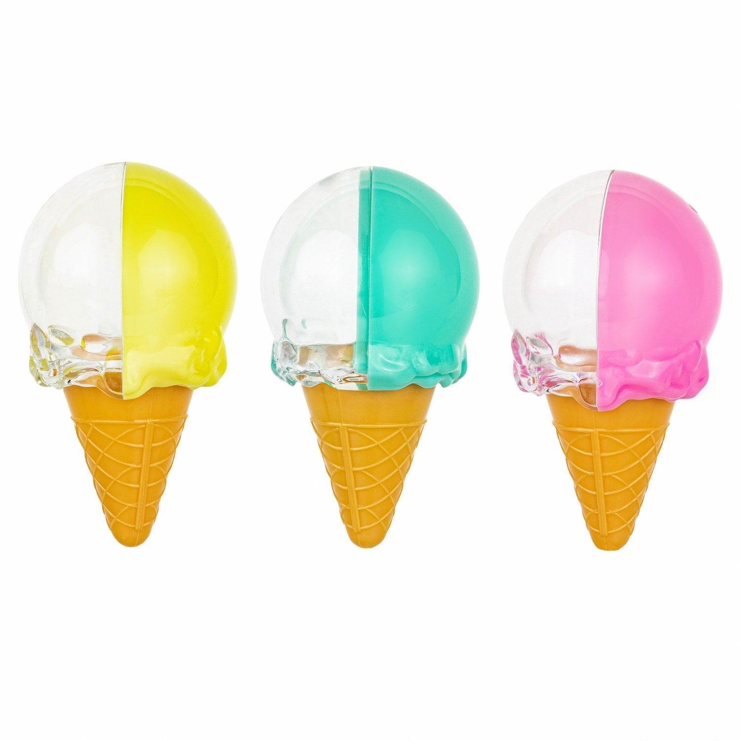 Ice Cream Shaped Acrylic Candy Boxes 24 Pack 1.96"X3.54" | Amazing Pinatas 