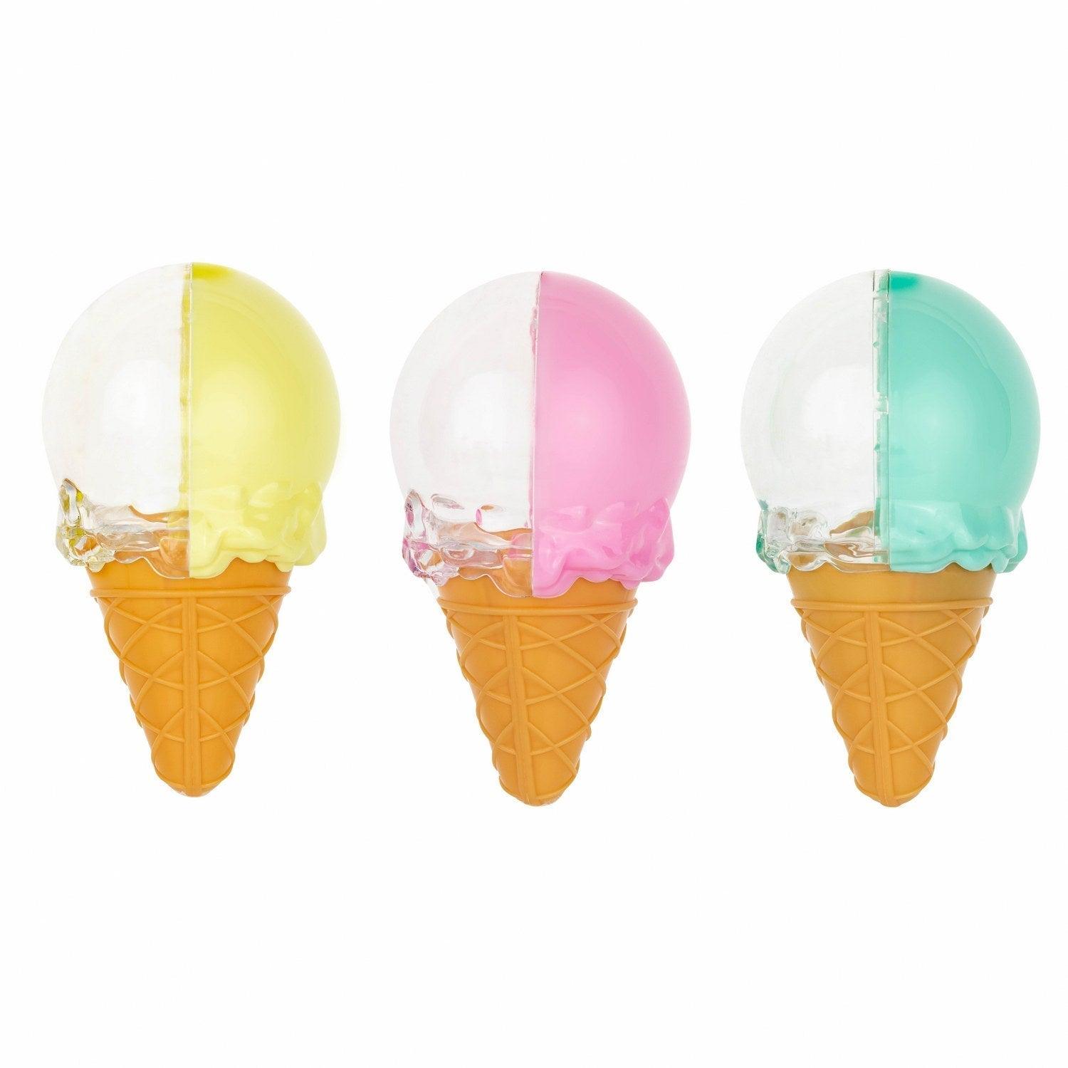 Ice Cream Shaped Acrylic Candy Boxes 24 Pack 2.36"X4.33" | Amazing Pinatas 