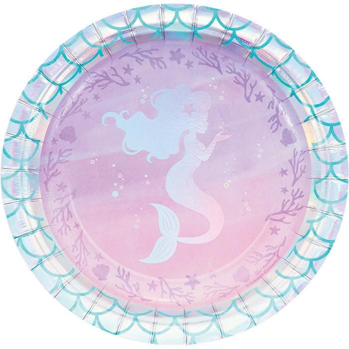 
                  
                    Iridescent Mermaid Party Dessert Plates, 8 ct | Amazing Pinatas 
                  
                