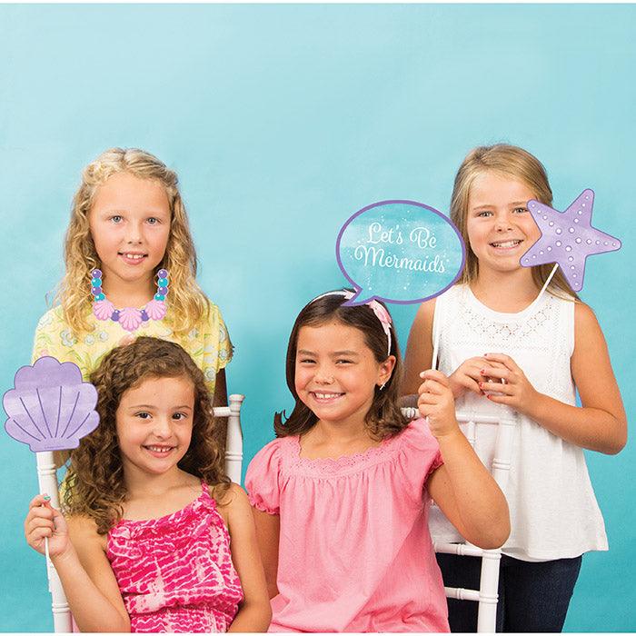 
                  
                    Iridescent Mermaid Party Photo Booth Props, 10 ct | Amazing Pinatas 
                  
                